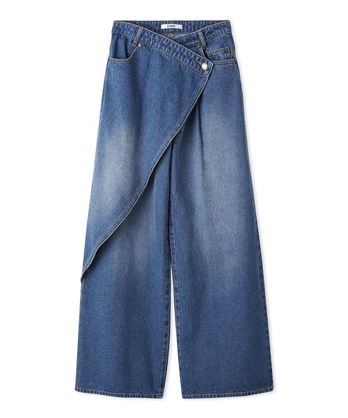 全国送料無料 [スナイデル] Sustainaスカートライクデニム SWFP251179 レディース DBLU