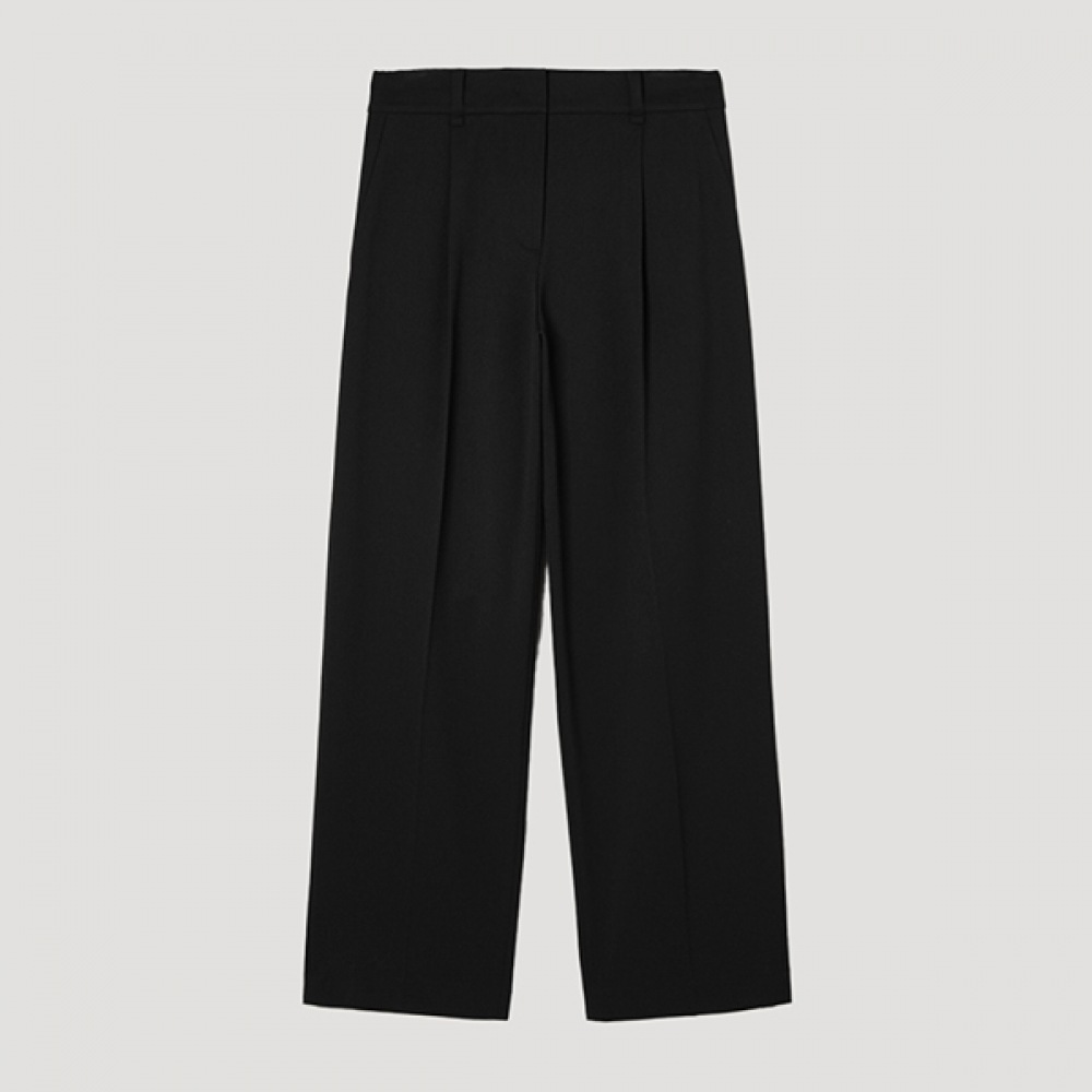 [シースミス] ワンタックストレートパンツ_swwslp11040_BK