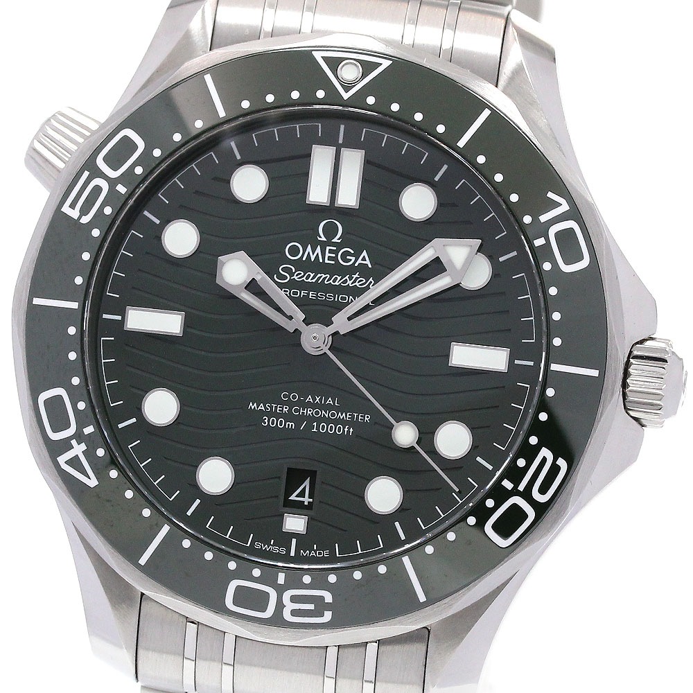 オメガ OMEGA 210.30.42.20.10.001 シーマスター ダイバー300M マスタークロノメーター 自動巻き メンズ 美品 箱・保証書付き_867938【中古】