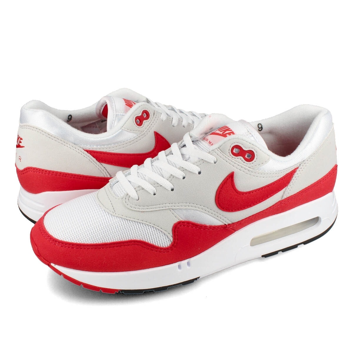 AIR MAX 1 86 OG WHITE/UNIVERSITY RED/LT NEUTRAL GREY