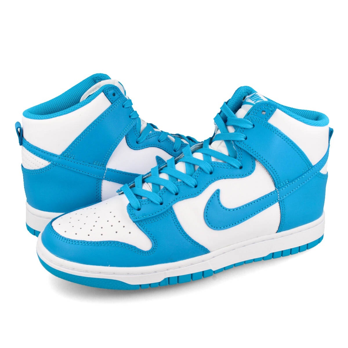 DUNK HIGH RETRO LASER BLUE/LASER BLUE/WHITEカジュアル