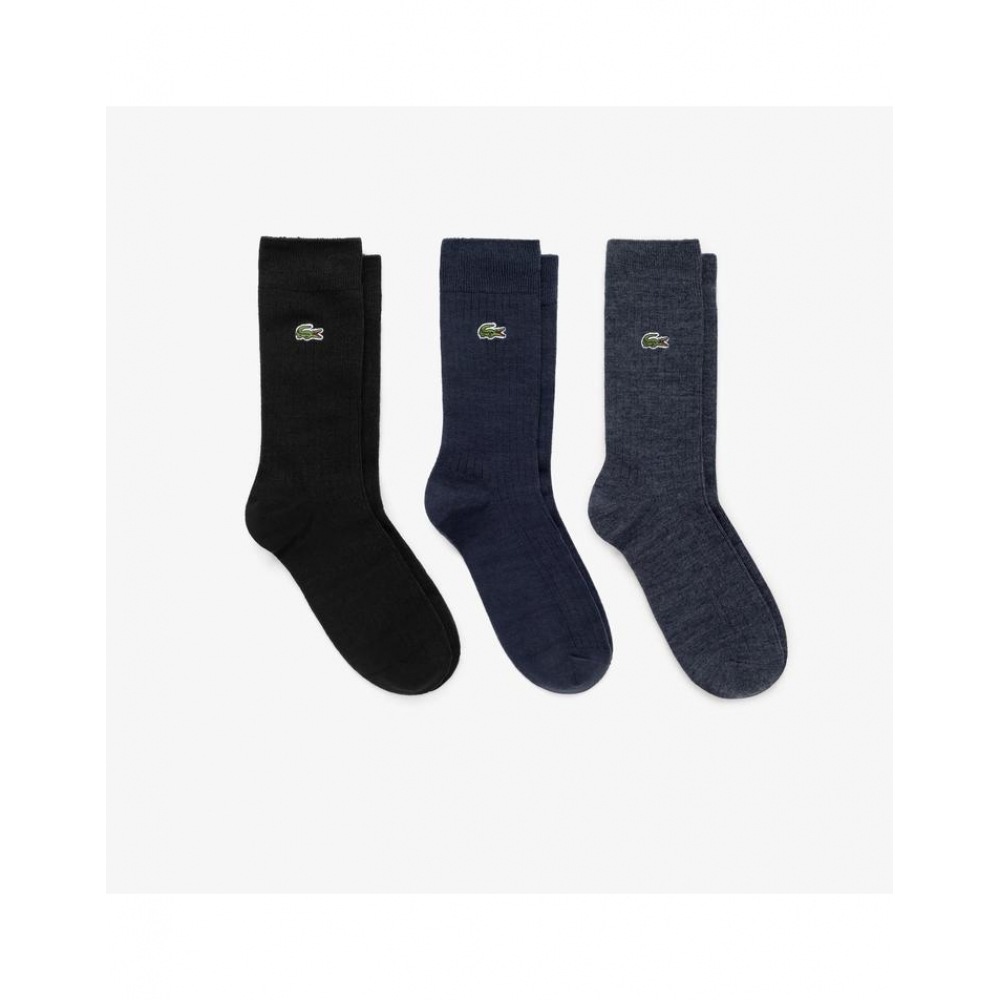ラコステメンズウールブレンドロングウッド 3Pセット RA136B-55N 050
