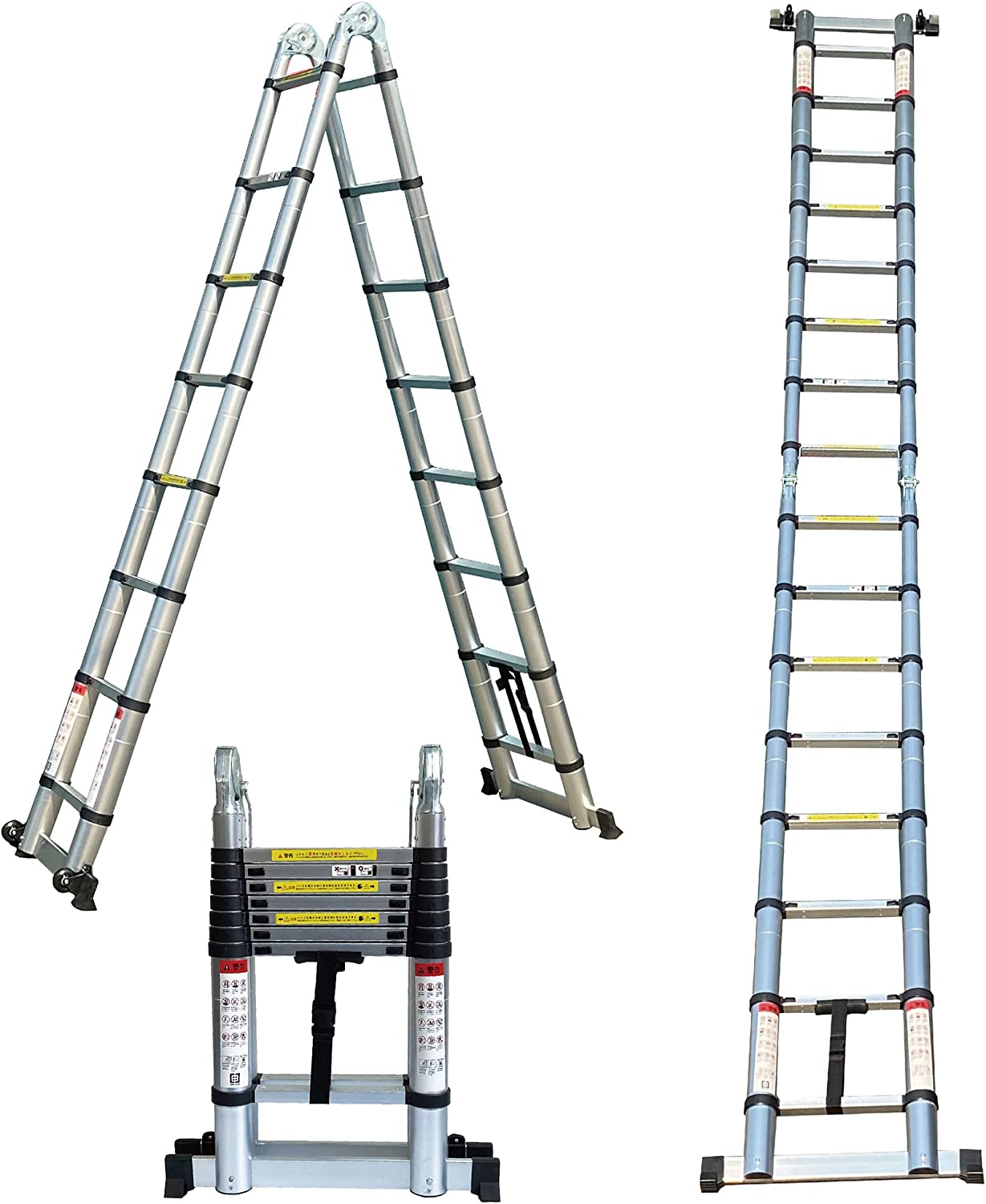 はしご 兼用 脚立 2.5m 8段 ラダー アルミ 2way コンパクト 安全ロック 5m 2.5m 簡単 楽々 使い方いろいろ DIY ガーデニング 工事 13,566円