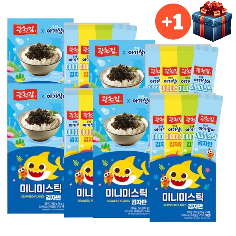[企画商品2+2]韓国海苔ふりかけ 廣川海苔 ピンクポン ミニミスティックのり 10gx15p150g 4個 韓国海苔フレーク 弁当 携帯用 遠足 韓国食品 韓国人気 韓国海苔 韓国直送 4,681円