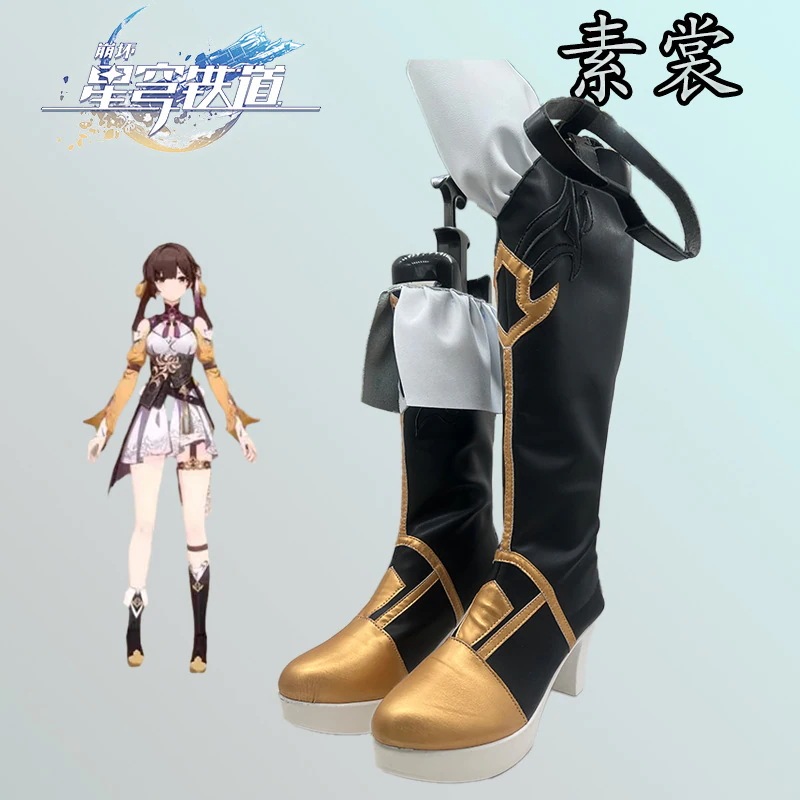 スタードーム鉄道私服コスプレシューズ少女ロリ漫画ショーパフォーマンスシューズ