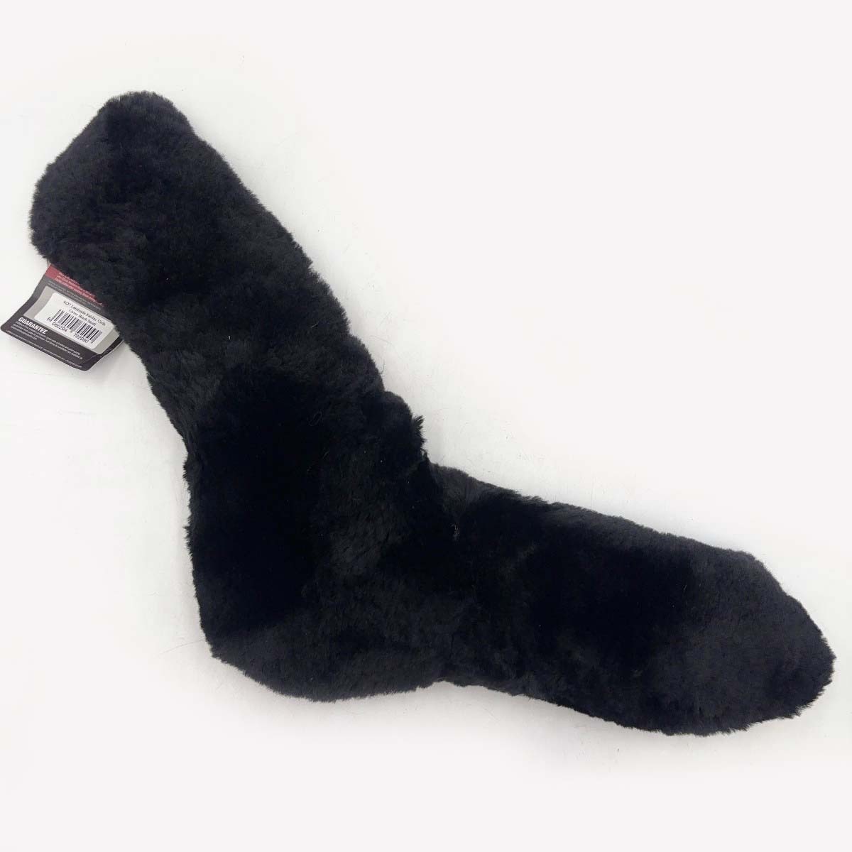 【中古・未使用品】LeMieux ルミュー カーブド フェアファックス ラムスキン ガースカバー 腹帯カバー S ブラック 乗馬 馬術