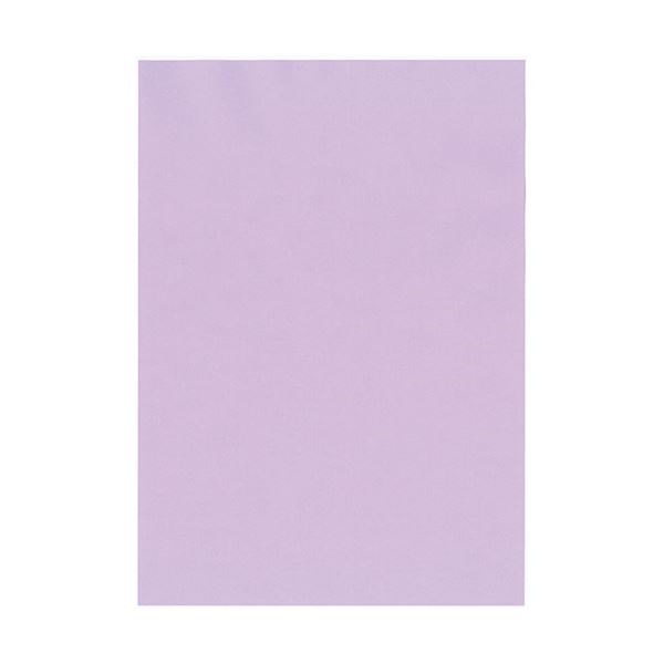 （まとめ）北越コーポレーション 紀州の色上質A4T目 薄口 りんどう 1箱（4000枚:500枚8冊）3セット