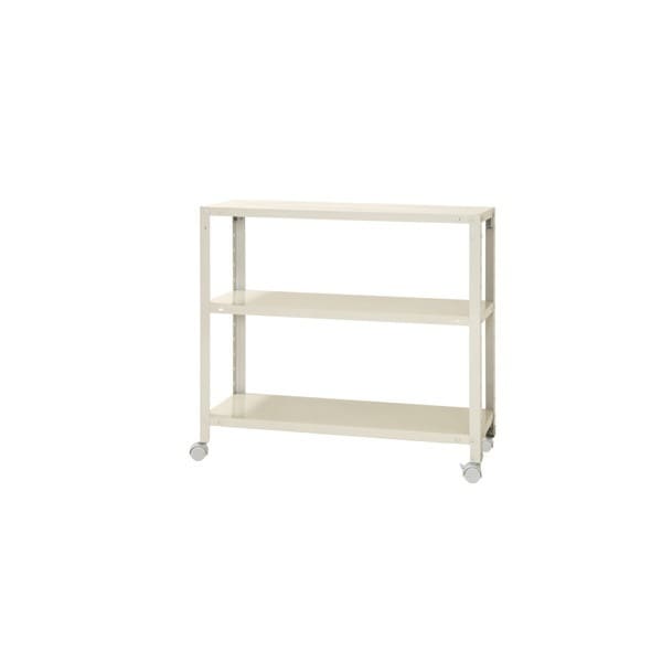 キタジマ 51070026301 NSTR-K263 ホワイト [スマートラック 3段 キャスター付] メーカー直送