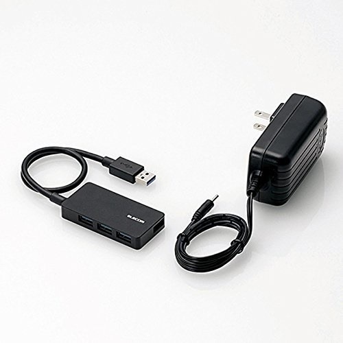 タブレット用4ポートUSB3.0ハブ セルフパワー ブラック U3HS-A420SBK