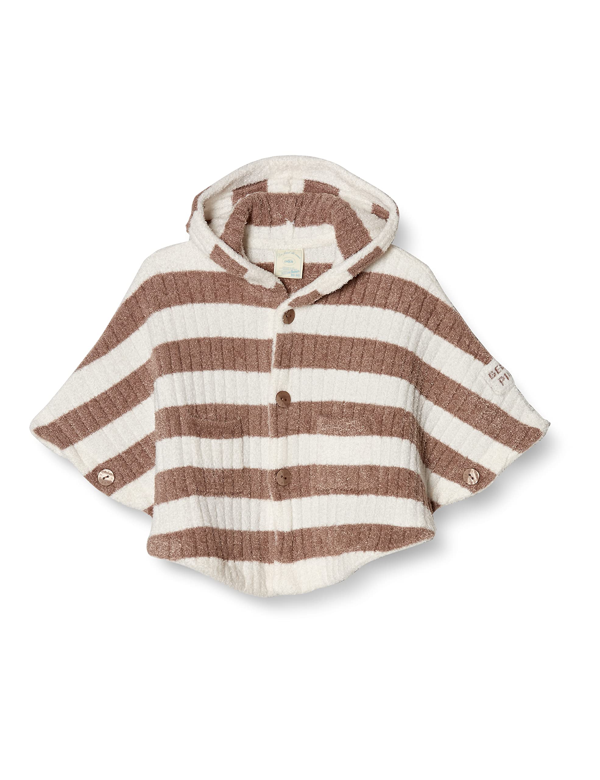 [ジェラート ピケ] BABYスムーズィーリブボーダーポンチョ PBNT231409 CML 80