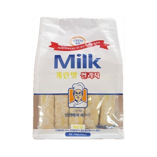 ミルククラシック 米菓子 卵味 240g x6個