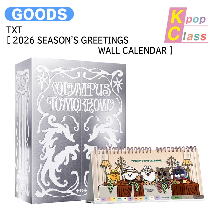 国内発送 [当店限定特典付] TXT [ 2026 SEASONS GREETINGS WALL CALENDAR ] OLYMPUS TOMORROW 公式グッズ / 予約商品