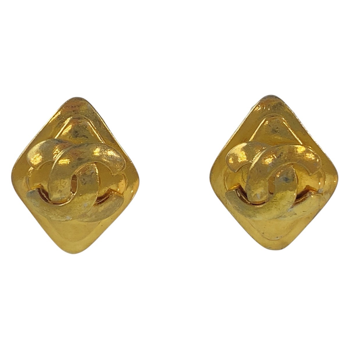 ヴィンテージ ココマーク ゴールド 金 メッキ イヤリング レディース 501907