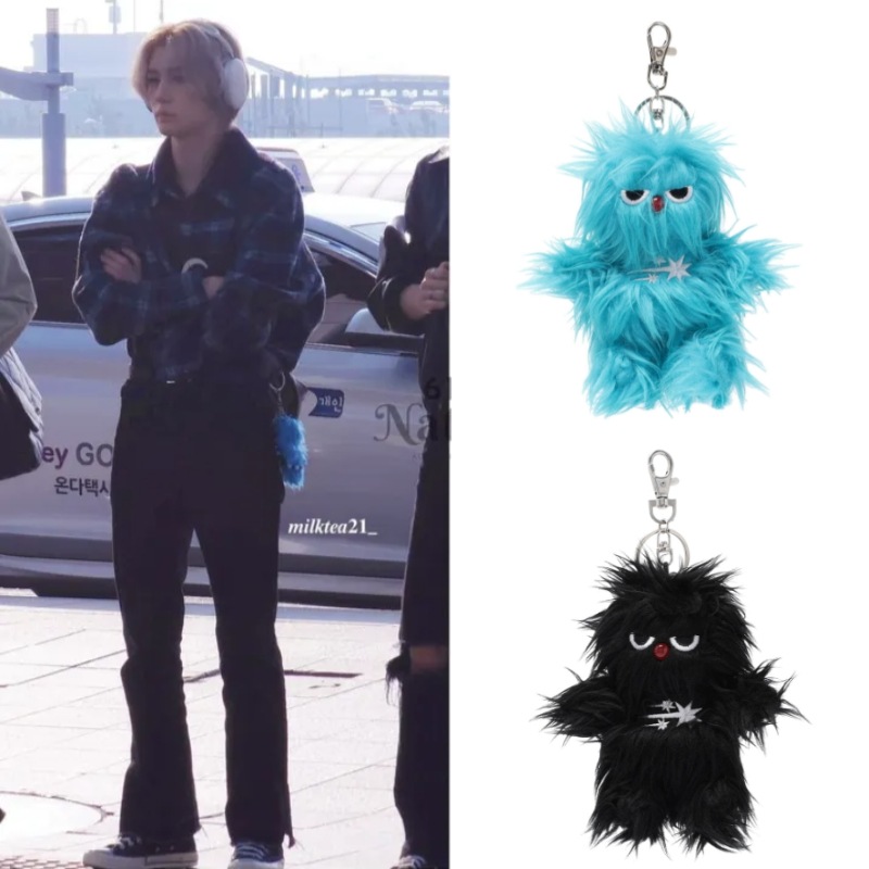 【BOYNEXTDOORイハン着用】Blue boy key ring　Black boy key ringキーホルダー