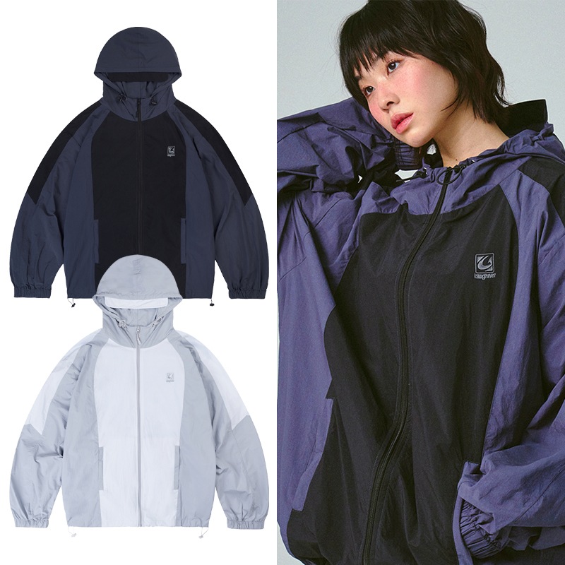 [UNISEX] TEAM Hooded Windbreaker_2color