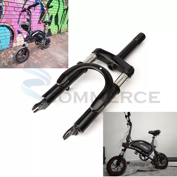 ブレーキディスク用12インチフロントサスペンションフォーク 鋼ホルダー オートバイ mtb 自転車 電動スクーター フロントチューブショック