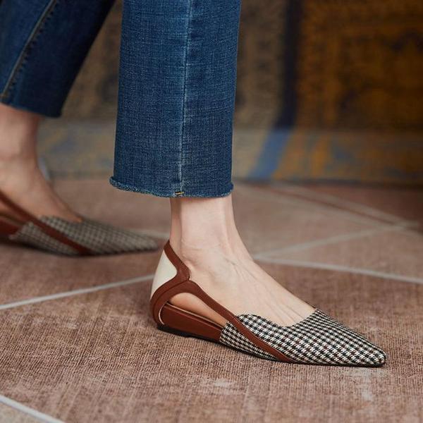 090 サイドオープン フラットシューズ (S9975517) 5,644円