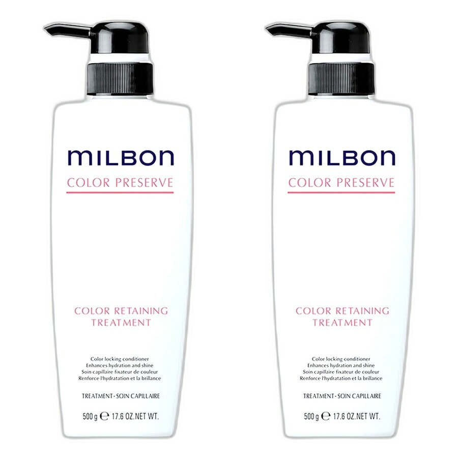【2本セット】ミルボン COLOR PRESERVE（カラープリザーブ） カラーリテイニングトリートメント 500g グローバル ミルボン【milbon】