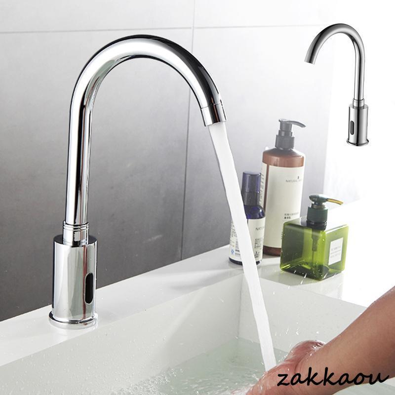 水栓金具 洗面所 キッチン 台所用 自動水栓 蛇口 交換自分で おしゃれ 電池式 台付 混合水栓 洗面台 浴室 手洗い鉢 流し台用 タッチレス水栓 水道蛇口