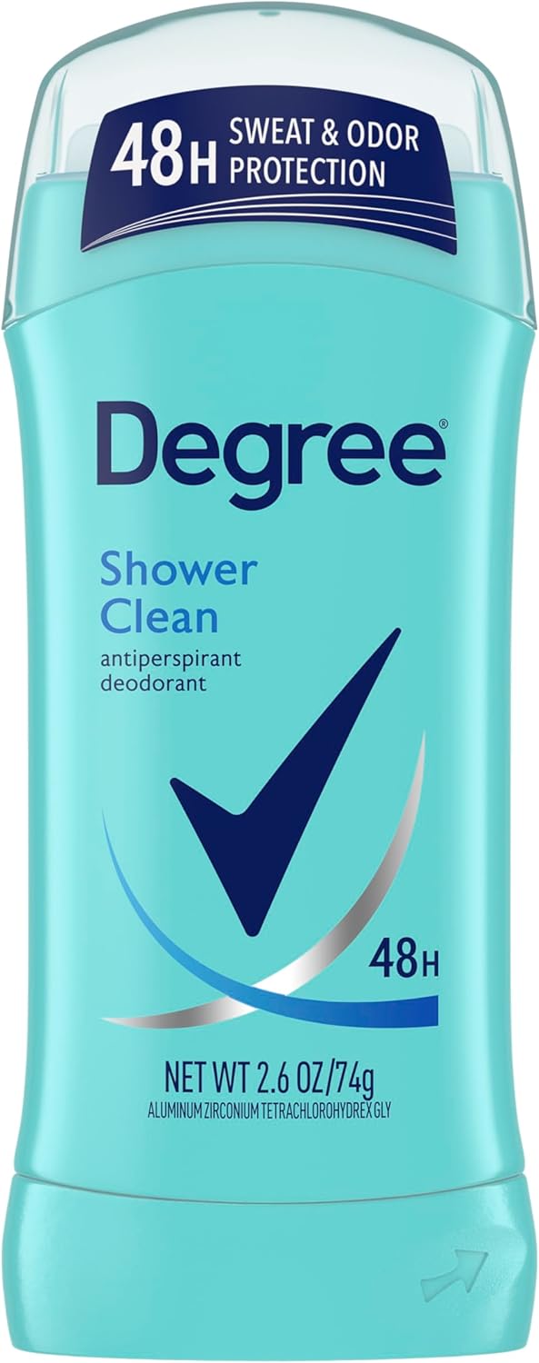 Degree Deodorant 2.6oz Womens Shower Clean (6 Pack)