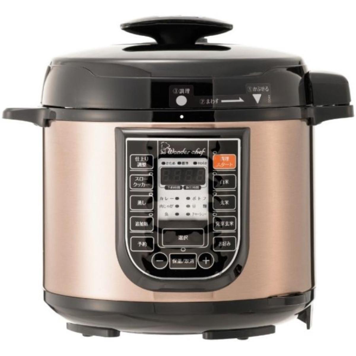 【在庫限り・即納】 ワンダーシェフ マイコン 電気圧力鍋 4L スターターセット OEDD40 (ST) 楽ポン スターターセット 新生活 レシピ付