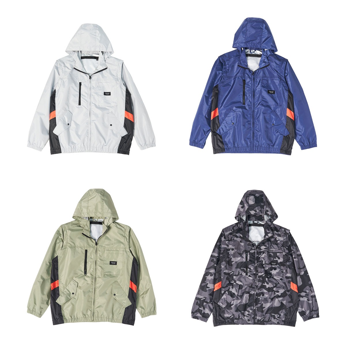 空調ウェア ベスト 冷却服 空調作業服 空調作業着 空調扇風服 ワークウェア 最大3WAY 大風量 薄型 夏