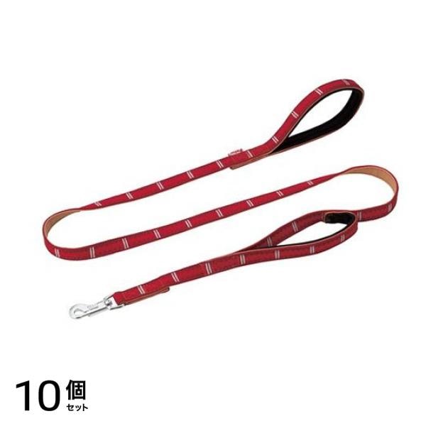 ペティオ ベーシックプラス ロンバスリード Sサイズ 小型犬用 レッド 120cm (W24440) 10個セット 17,467円
