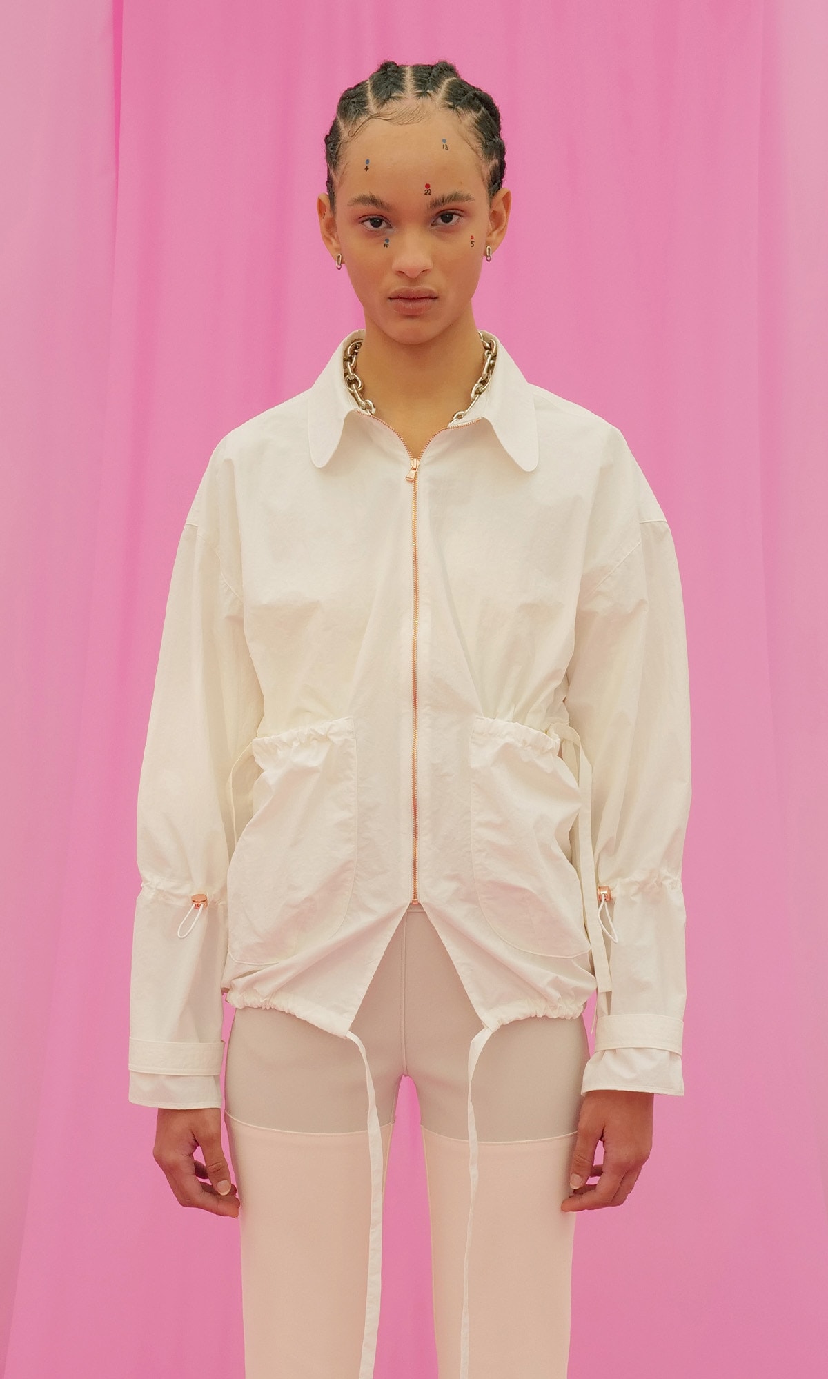 【J.CHUNG】 LISHE STRING JACKET : WHITE