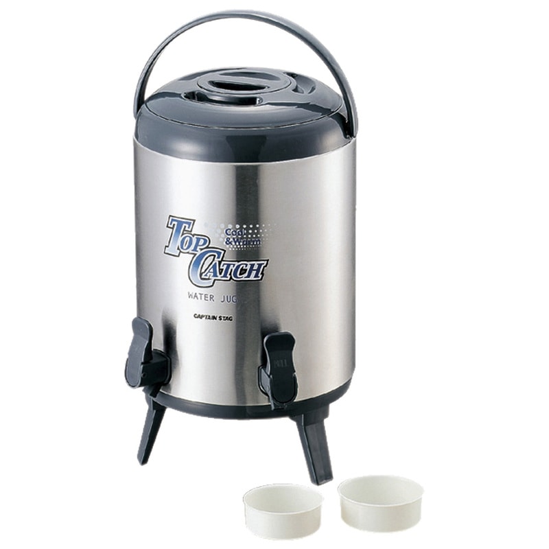 CAPTAIN STAG(キャプテンスタッグ) トップキャッチ ツインコック ウォータージャグ10L M-5029 【 ウォータータンク アウトドア ウォータージャグ 保冷 コック 給水容器 レジャー