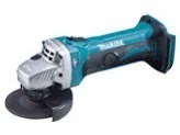他サイト： マキタ Makita 充電式 ディスクグラインダ 18V 100mm GA402DZ 【バッテリ・充電器・ケース 別売】 本体のみ コードレス スライドスイッチ型cm　裏貼の商品画像