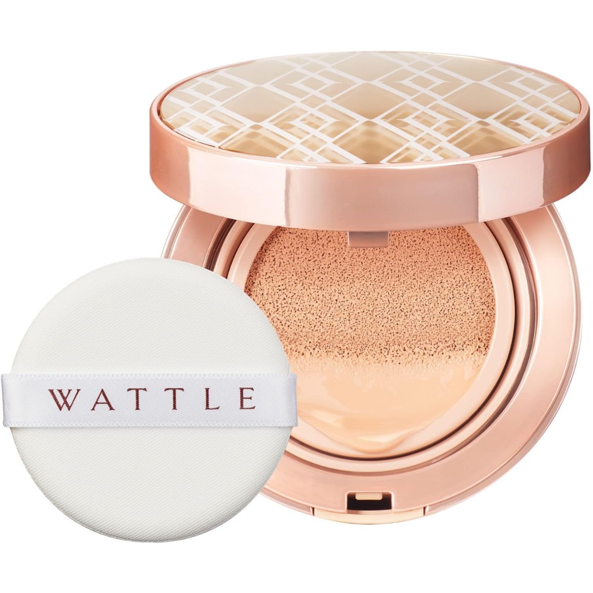 ワトル WATTLE クッションファンデーション 13g コンパクト＋リフィルセット 約1か月分 ナチュラルベージュ ワトル クッションファンデーション