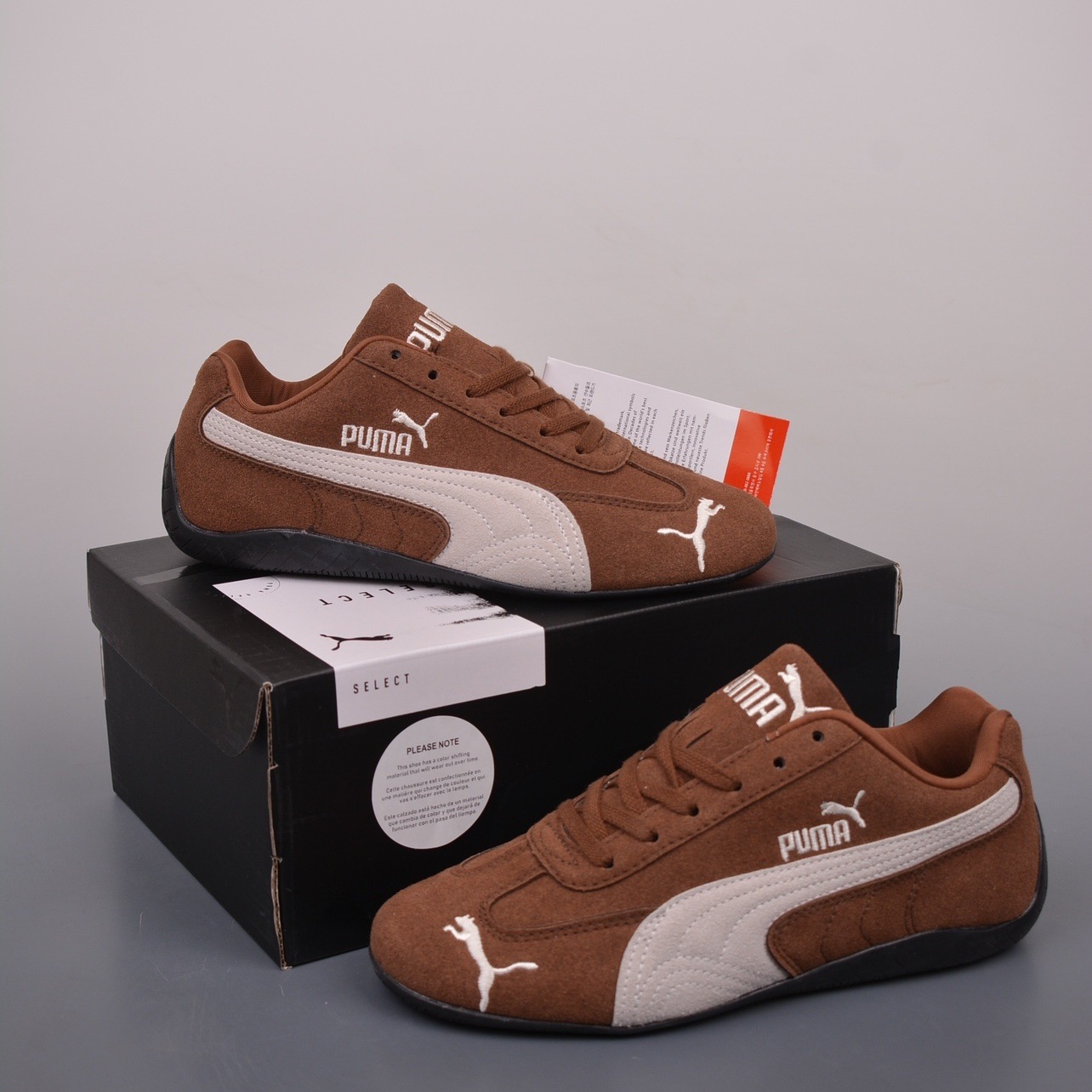 新品未使用 プーマ Speedcat OG Sparco ブラウン スニーカー 男女兼用 【並行輸入品】
