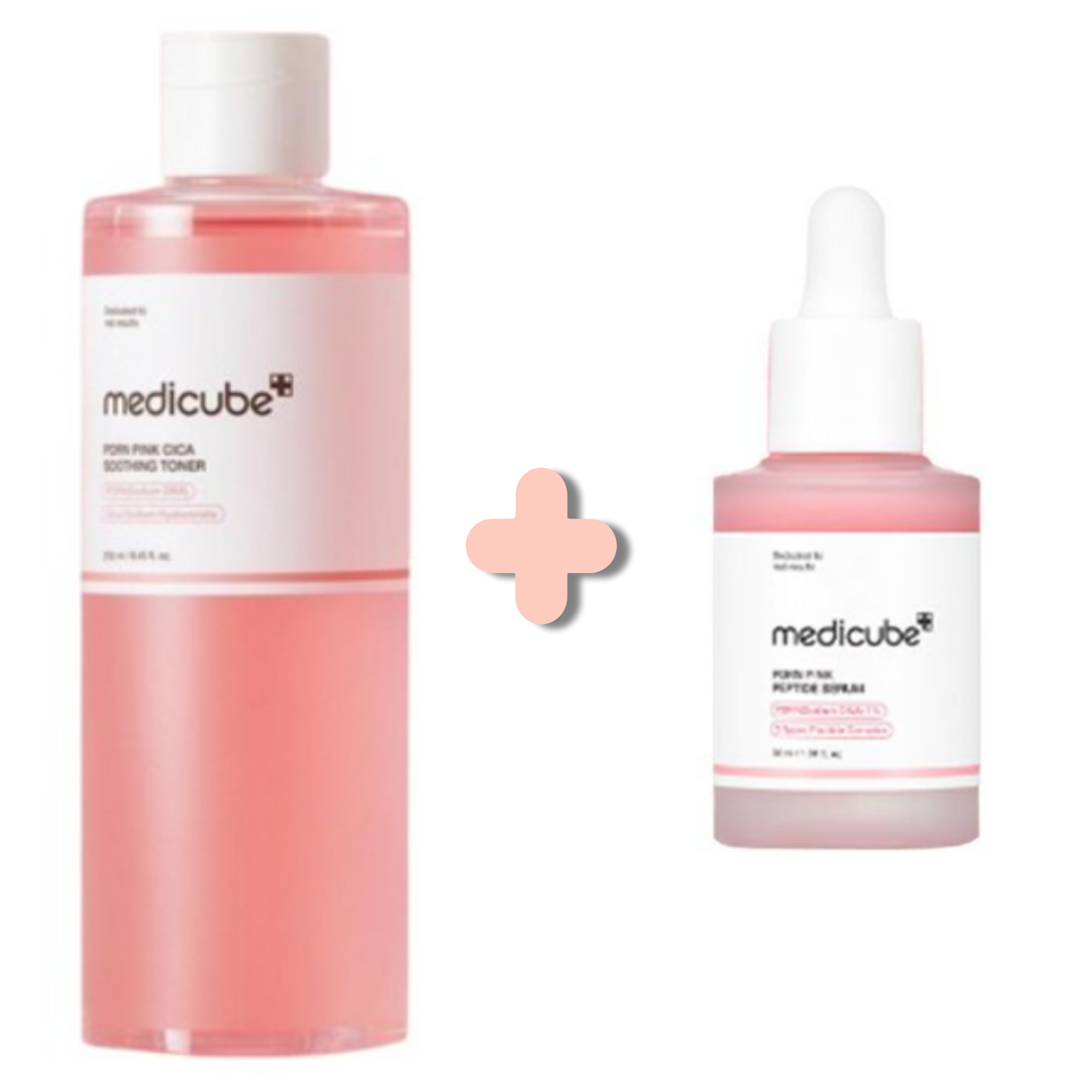 PDRN ピンク シカ スージング トナー 250ml + サーモン PDRN ピンク アンプル 30ml