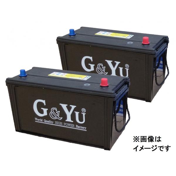 G&Yu [ジーアンドユー] バッテリー SHD-130E41R（お得な２個セット）　集配者・バス・トラック・船舶・建設機械用（セミシールドタイプ）