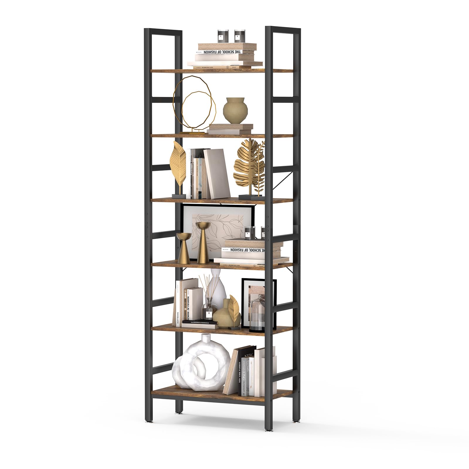 収納ラック ラック 本棚 棚 食器棚 6段（60*30*169.5cm）レンジラック キッチンラック オープンラック オフィス収納棚 隙間収納 多機能 ホームオフィスリビングルーム寝室用 シェルフ