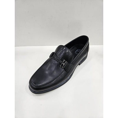男性 フレキシブル コンフォート ローファー ヒールの高さ3CM PFDSHL370BK_US