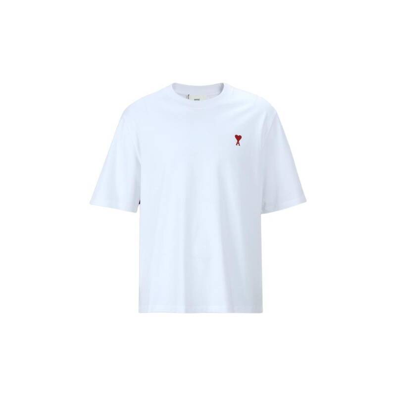 [ロロモダ] アミハートロゴ ユニセックス オーバーフィット半袖Tシャツ / UTS005726-100