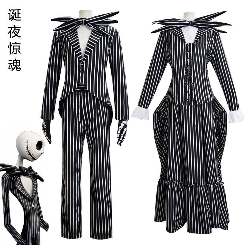 ハロウィン衣装 クリスマスイブに驚きのドクロジャックセット コスプレ衣装ハロウィン