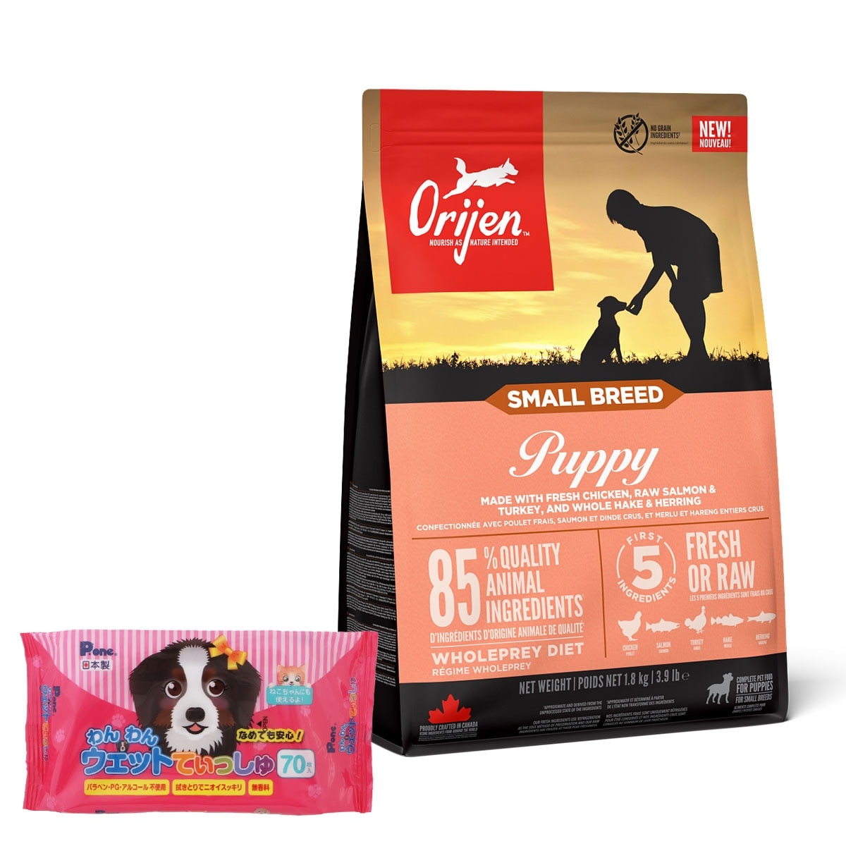 スモールブリード パピー 1.8kg【わんわんウエットてぃっしゅ1個付き】