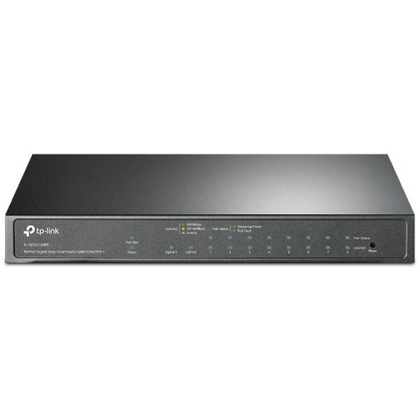 TL-SG1210MPE 10ポート ギガビット イージースマートスイッチ (8 PoE+ポート搭載)