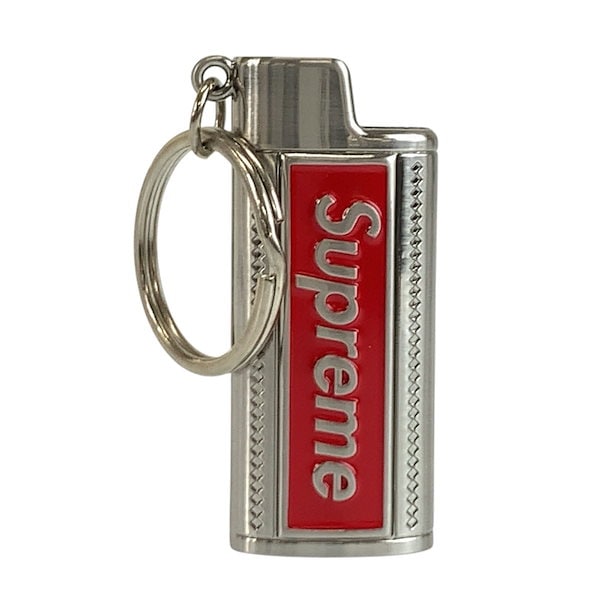 美品 Metal Lighter Holster シルバー レッド メタル ライターケース ネックレス メンズ 604489