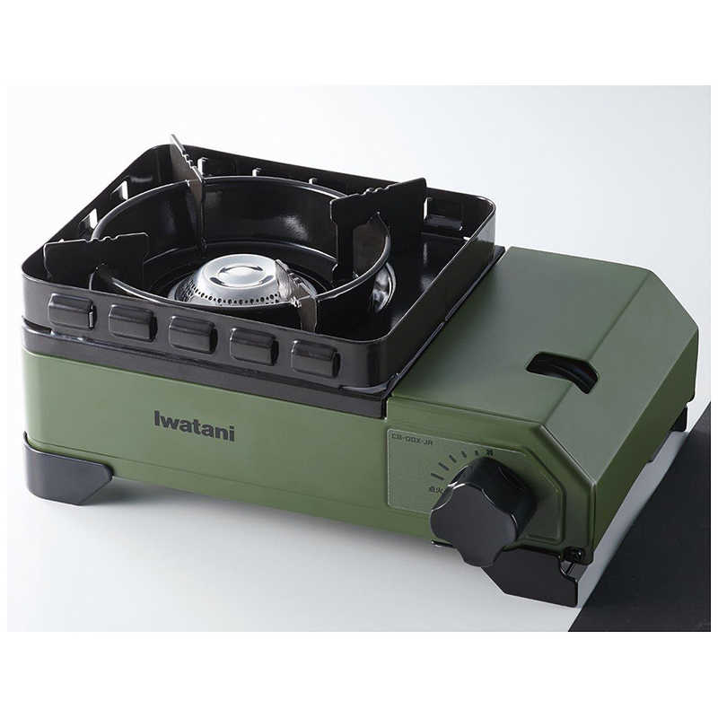 岩谷産業　アウトドアコンロ カセットフー タフまるJr.　CB-ODX-JR オリｰブ