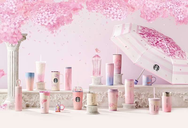 【韓国限定】スターバックスコリア　スプリング　桜　 2月29日　発売　2024　ＭＤ　タンブラー