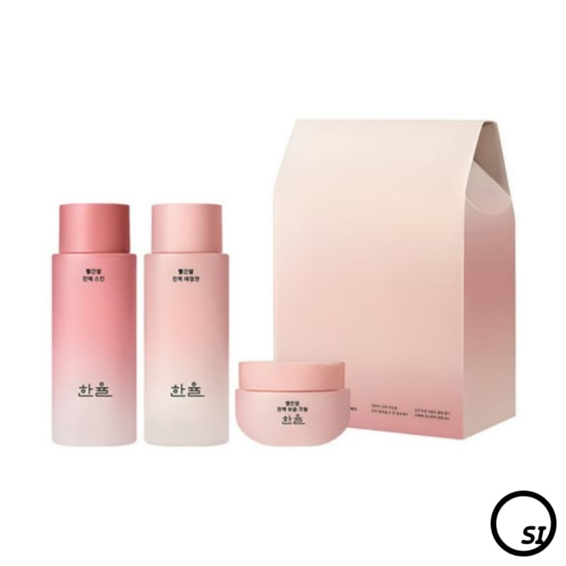 赤い米 エキス 保湿弾力 基礎化粧品 3点セット (スキン100ml + エマルジョン100ml + クリーム20ml)
