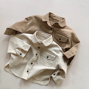 子供服のシャツ，との男女の赤ちゃんの韓国版の上着のコート