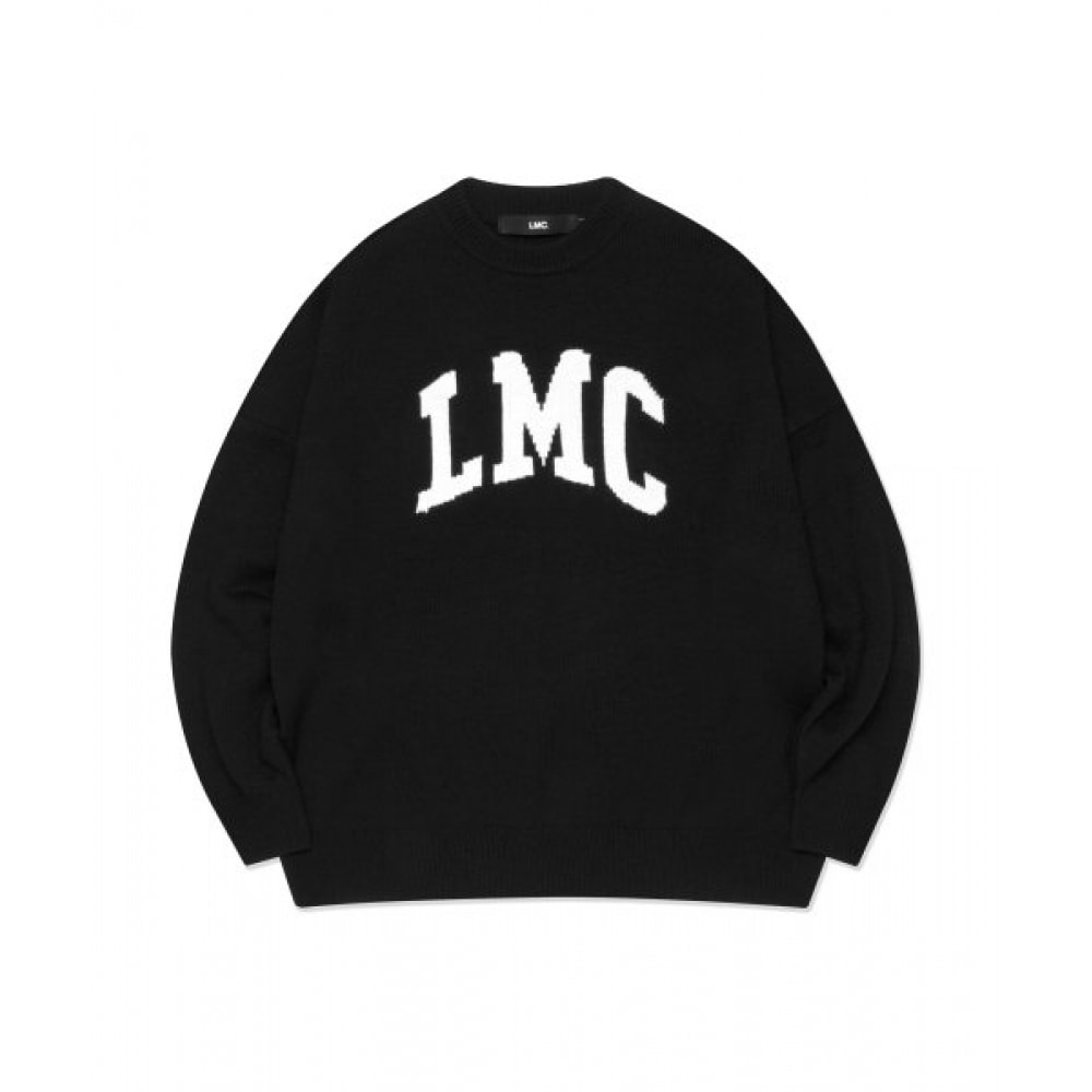 LMC アーチニットセーターブラック