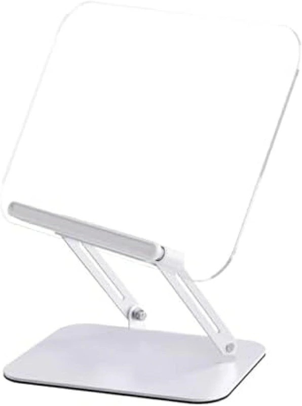 ノートパソコンスタンド 高さ調節可能 人間工学に基づいたノートパソコンスタンド コンピュータスタンド 折りたたみ式 頑丈なノートパソコンホルダー アクリル+合金 タブレットスタンド デスク用