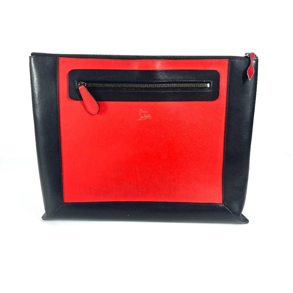 クラッチバッグ ロゴ ポーチ カバン セカンドバッグ レザー レッド 22,649円