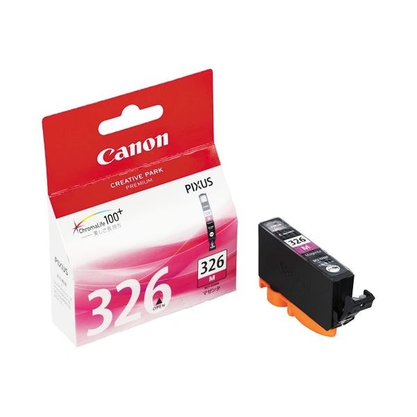 (業務用5セット)(純正品) Canon キャノン インクカートリッジ/トナーカートリッジ (BCI-326M M マゼンタ) ×5セット