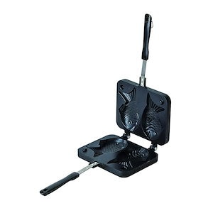 【即納】パール金属 たい焼器 おやつDEっSEII フッ素加工 アウトドア キャンプ D-6536 約全長370×幅180×高さ35mm